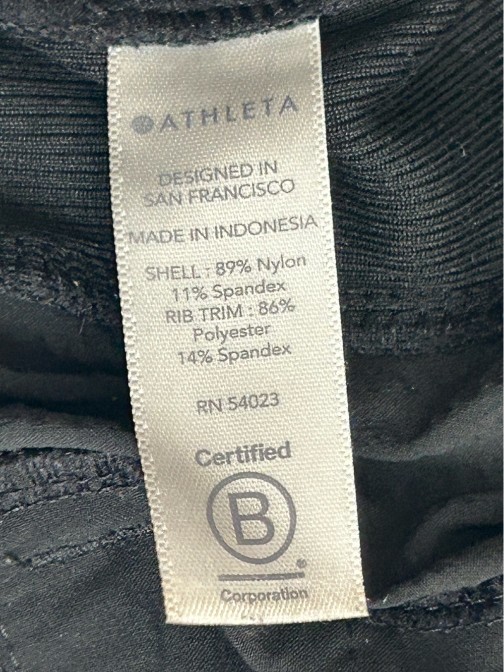 Athleta Black Textured Brooklyn Jogger Elastic-Waist & Ankle Pants Size 6 - Picture 4 of 10